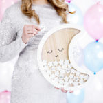 Gastenboek, maan, sterren, moon, babyborrel, babyshower