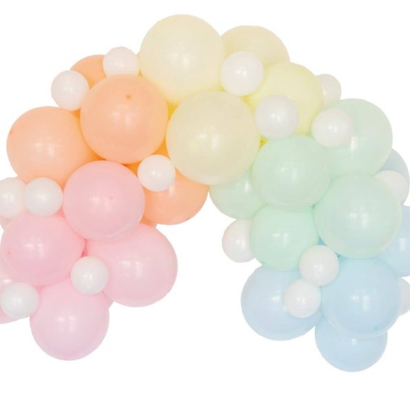 Pastel ballonneboog