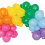 Regenboog ballonnenboog