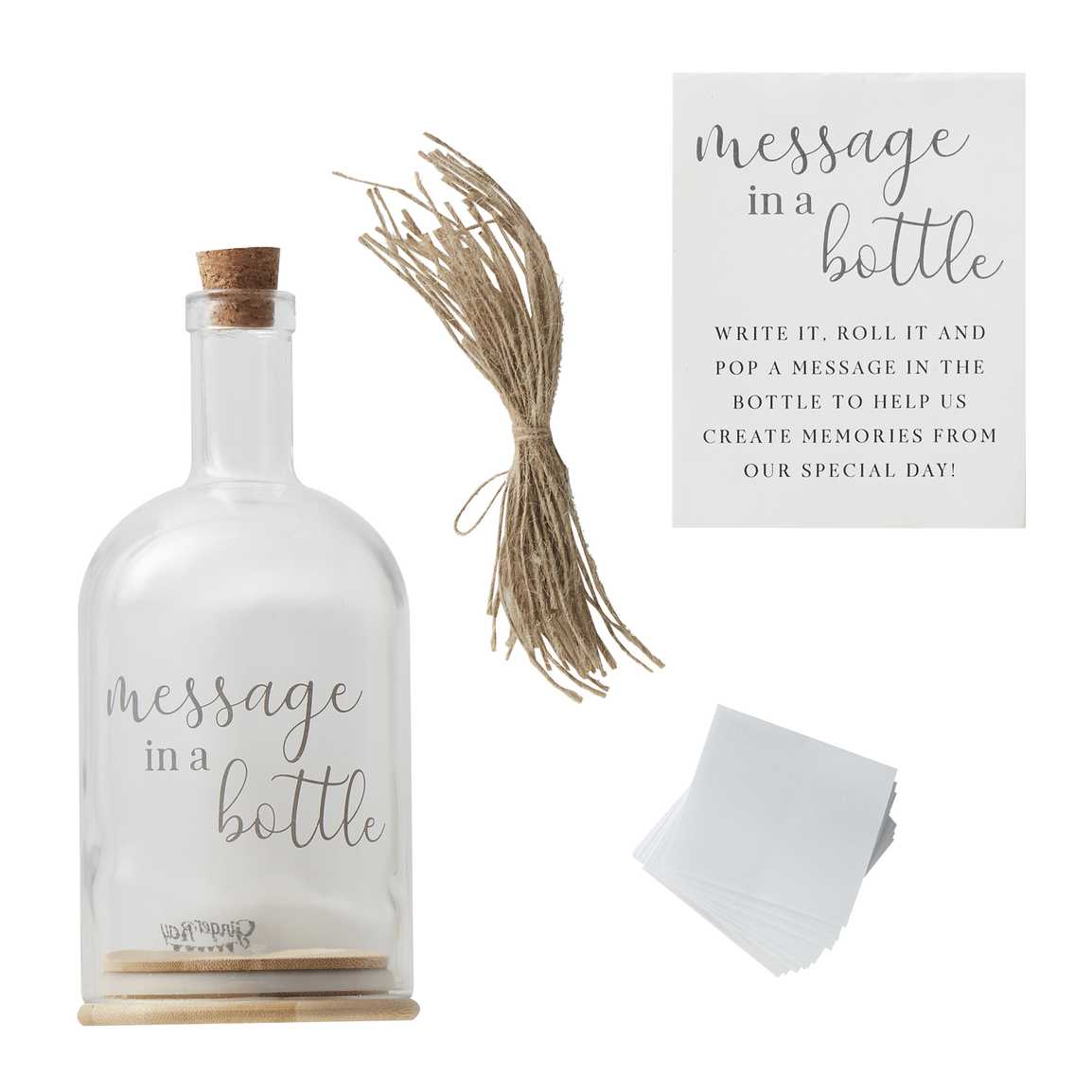 Alternatief gastenboek - Message in a Bottle