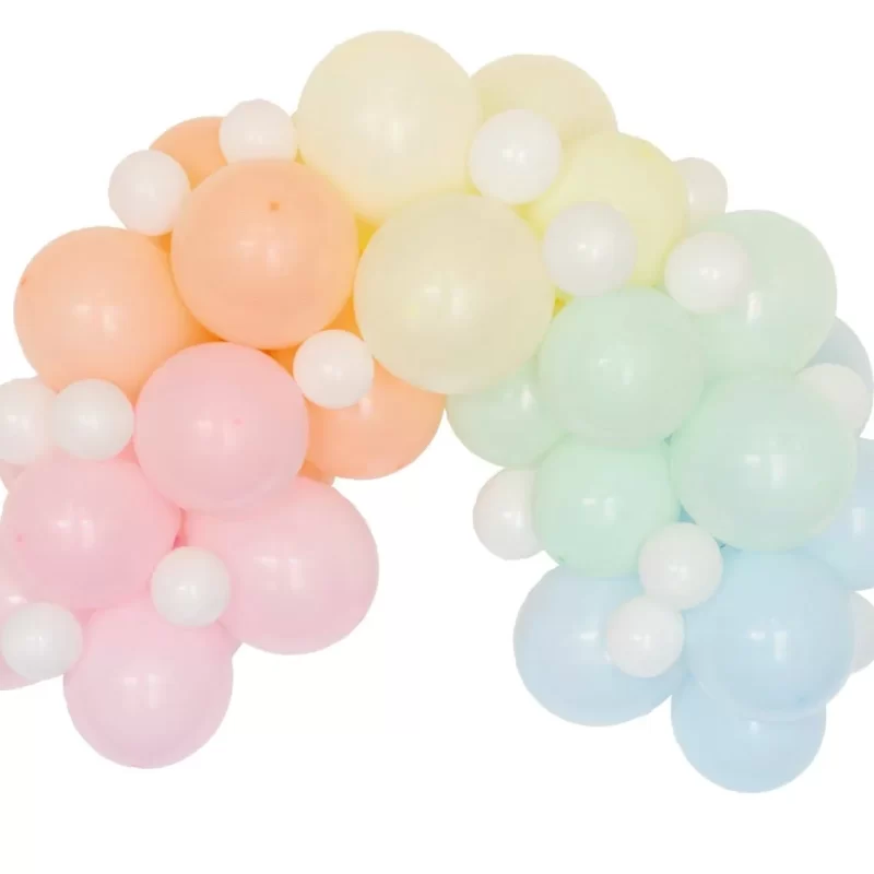 Pastel-ballonnen-boog