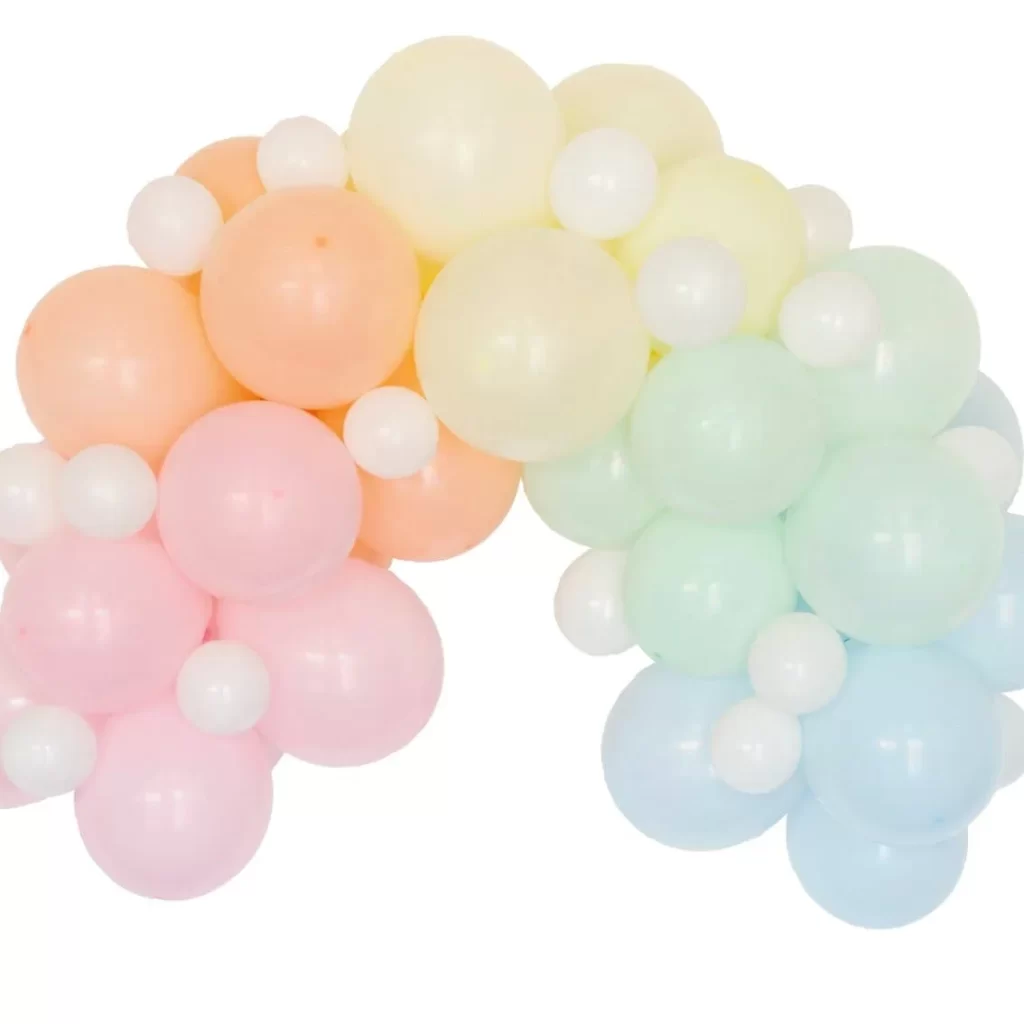 Pastel-ballonnen-boog