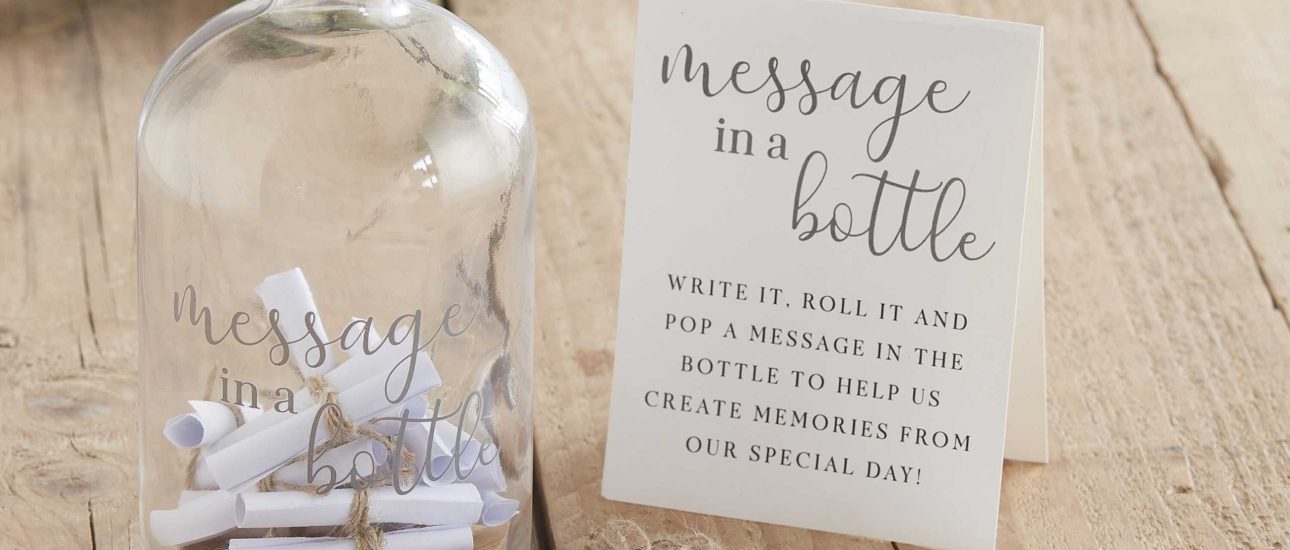Alternatief gastenboek - Message in a Bottle