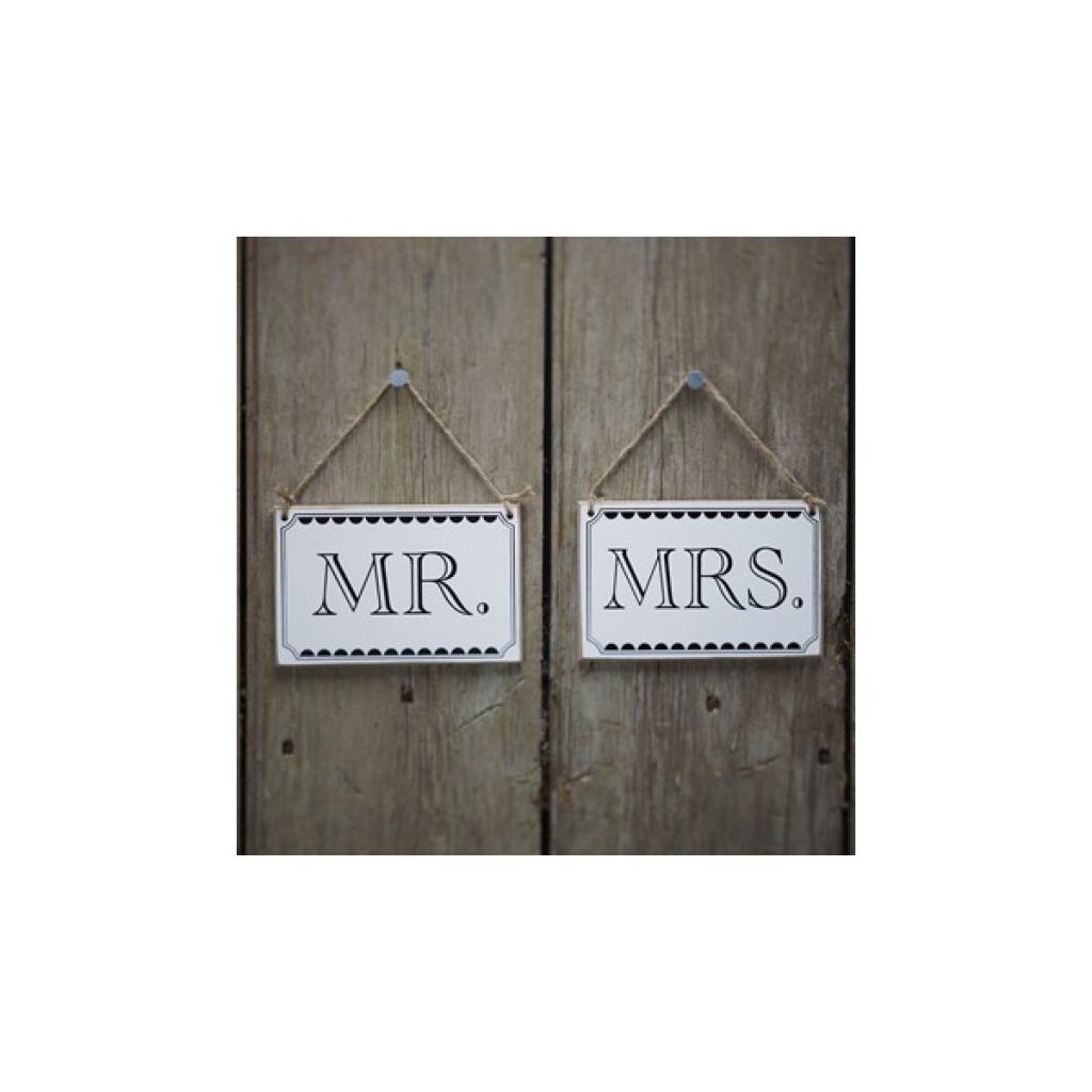 vintage-mr-en-mrs-houten-bordjes-aan-touw